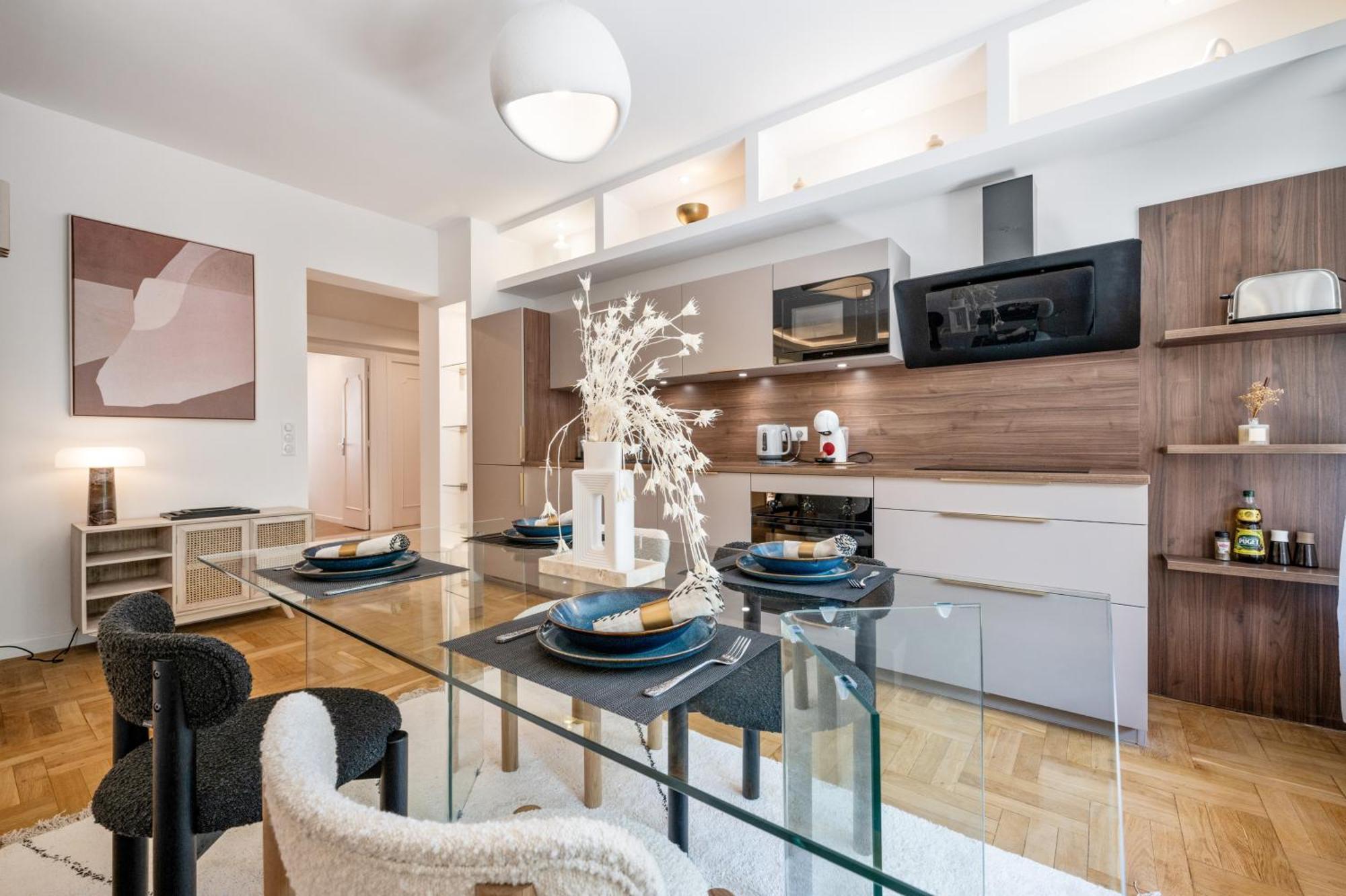 Luxueux, Spacieux Et Tout Equipe A 5 Min Du Port 尼斯 外观 照片